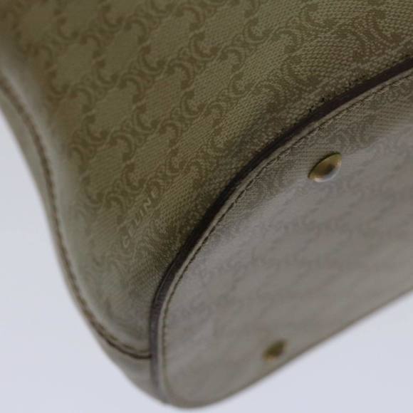 CELINE Macadam Canvas Hand Bag Beige Auth bs12761 - Picture 8 of 16